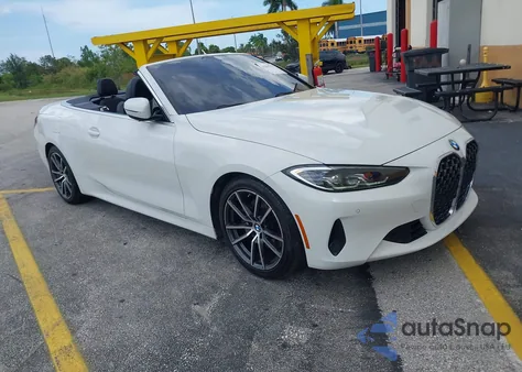 2024 BMW 430I из США, поврежденный, VIN WBA23AT0XRCP77702